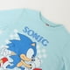 thumbnail image 3 of Pijama Manga Larga Niño Sonic Corriendo Celeste Sonic, 3 of 4