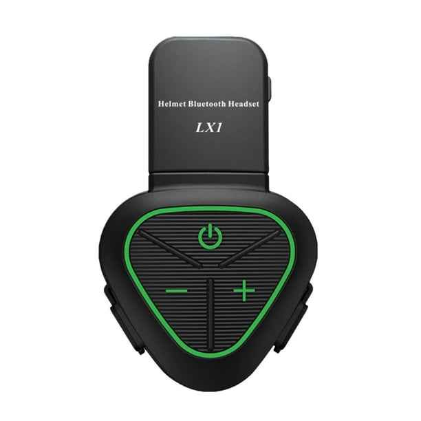 Casco De Motocicleta BT Auriculares Al Aire Libre Para Sistema De Comunicación De Intercomunicación De Música Verde