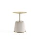 thumbnail image 1 of Mesa lateral redonda moderna Anderson de Manhattan Comfort, color crema, 1 of 7