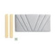 thumbnail image 4 of Respaldo 2 Plazas Tubular en V Gris Grafito, 4 of 4