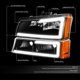 thumbnail image 2 of Juego de faros LED DRL negro ámbar DNA MOTORING, 2 of 7