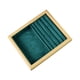 thumbnail image 1 of Bandeja De Exhibición De Joyería Elegante Soporte De Joyería Para Anillos Joyería Corporal Collares Verde Oscuro, 1 of 5