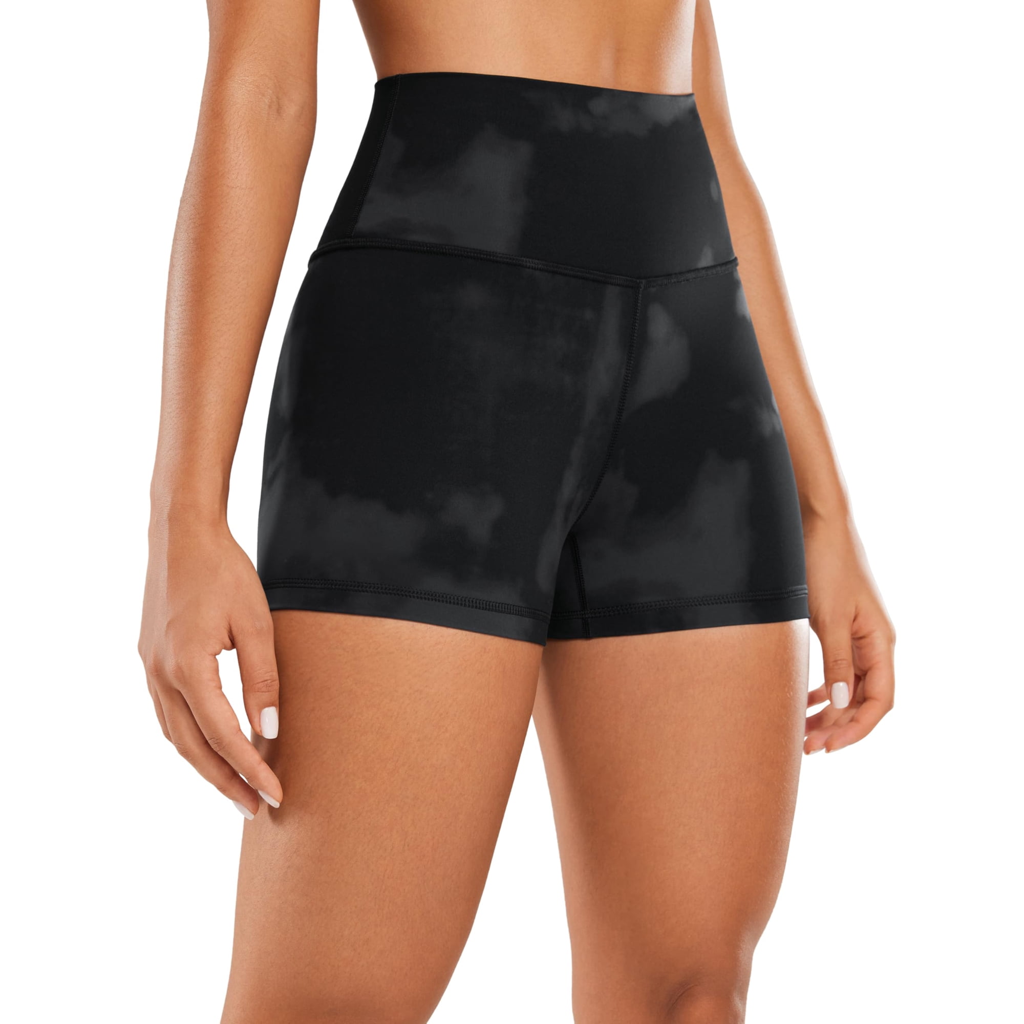 Pantalones Cortos Crz Yoga Naked Feeling Biker De 3 Pulgadas De Cintura Alta Para Mujer