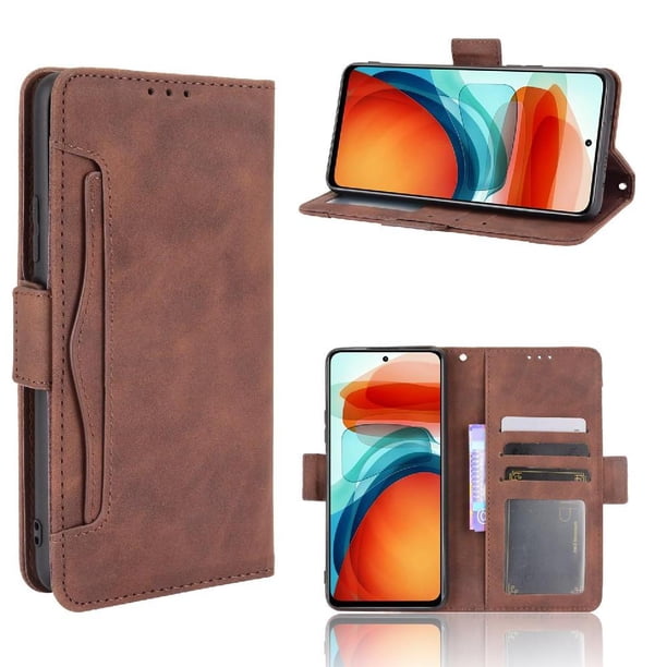 Funda Cartera Magnética para Xiaomi Poco M4 Pro- Tarjetero Desmontable, Cuero PU, Soporte