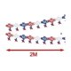 thumbnail image 2 of Pack X 4 Guirnalda Diciochera Cuadrada Grande Con Estrellas 200 Cm, 2 of 3