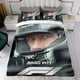 thumbnail image 4 of F1 de Brad Pitt Conjunto de sábanas temático, trío de piezas, cómodo y amigable con la piel, diseño único, regalo de decoración para el hogar para familiares, amigos y fans,135cm *200cm, 4 of 6