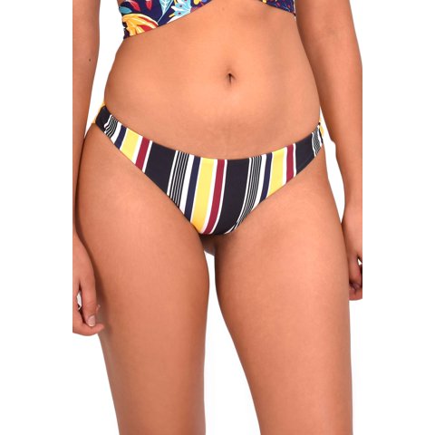 Samia - Bikini Calzón Con Drapeado Trasero Est. Amarillo L