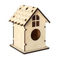 Ioensy - Diy Para Hacer Pajarera Nido De Madera Jaula Para Pájaros Nido Colgante Resistente Para Pájaros Pequeños