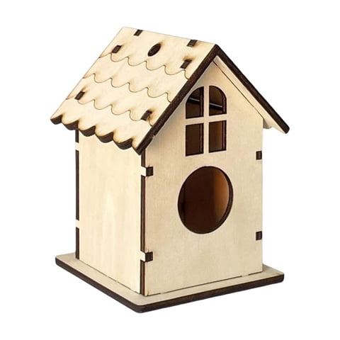 Ioensy - Diy Para Hacer Pajarera Nido De Madera Jaula Para Pájaros Nido Colgante Resistente Para Pájaros Pequeños