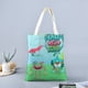 thumbnail image 2 of Lale Ki Lolu Bolso de tela con estampado de lienzo para mujer, bolsa de compras reutilizable y estética, con cremallera interior, regalo para mujer,38*45cm., 2 of 6
