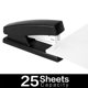 thumbnail image 3 of Engrapadora Deli de 25 hojas, negra, 640 grapas, 3 of 6