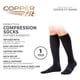 thumbnail image 2 of Calcetines De Compresión Moisturizing Energy Plus Negros, 2 of 5