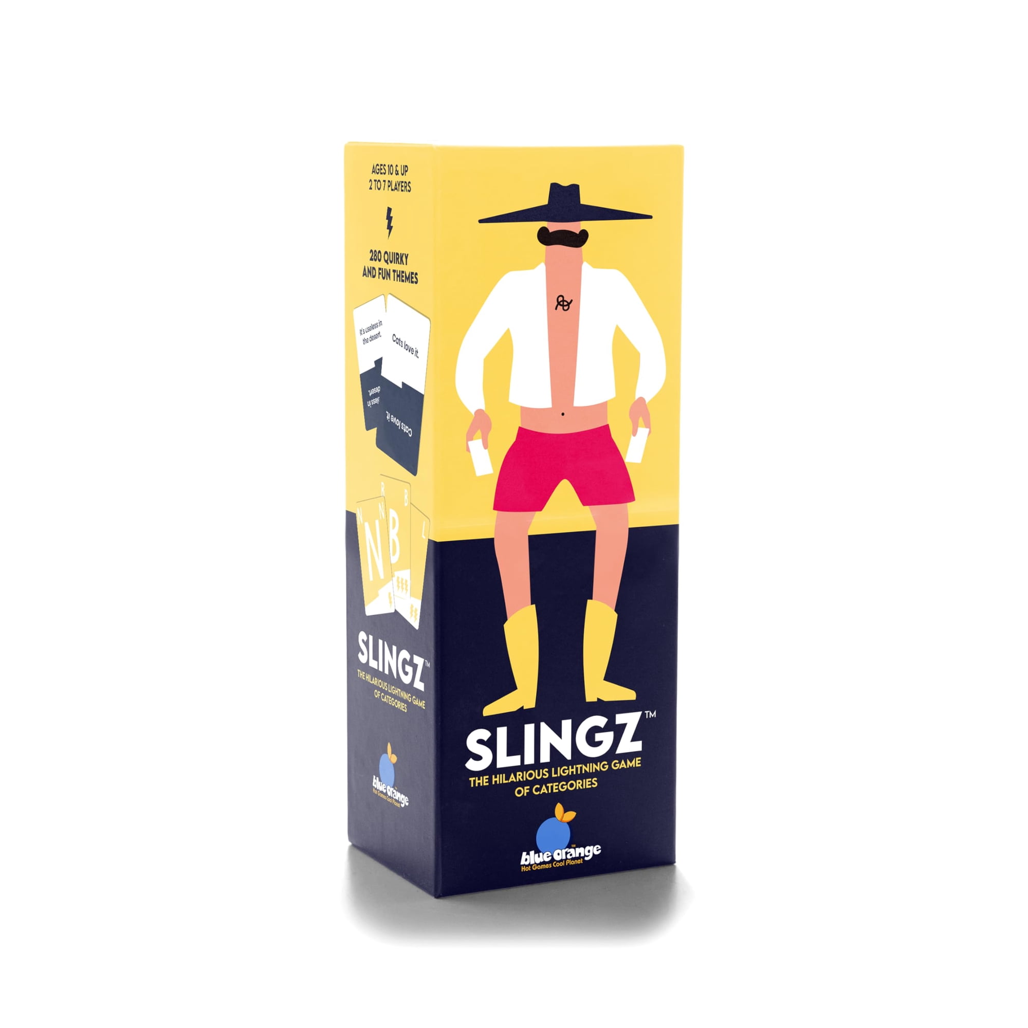 Juego De Cartas Blue Orange Slingz Games Fast Word Party 10+ Years