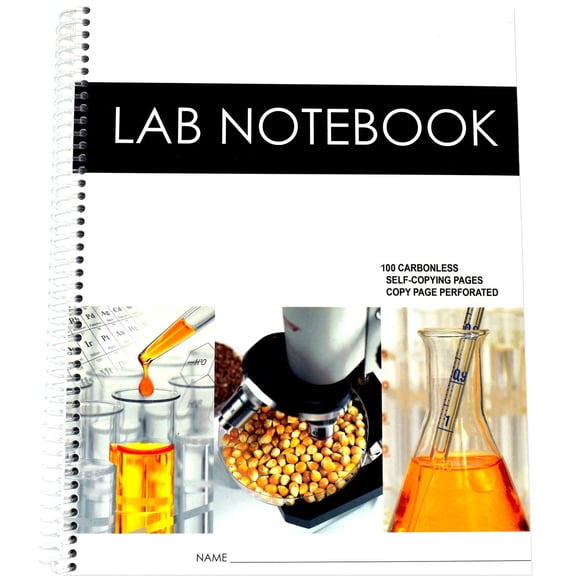 Cuaderno de laboratorio BARBAKAM 100 páginas sin carbono y perforado