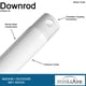 thumbnail image 2 of Ventilador de techo Downrod Minka-Aire DR524-44 60 cm blanco, 2 of 8