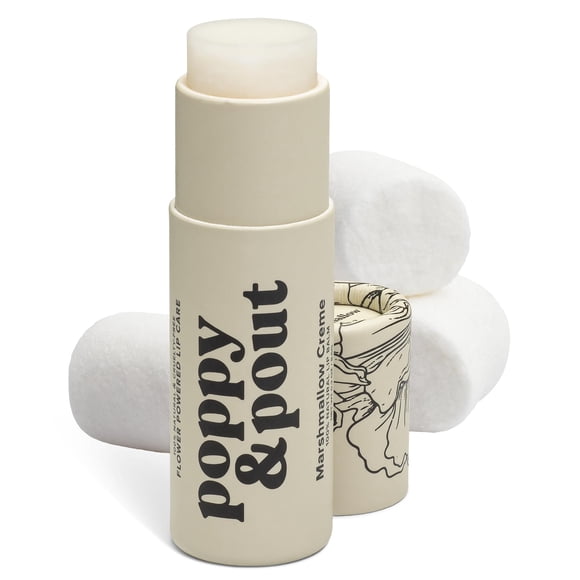 Bálsamo Labial Natural Jumbo Crema de Malvavisco – Poppy & Pout