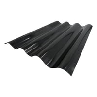 Dvp - Polionda Acanalado Negro Mate 0,7X0,81X2,5Mts