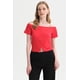 thumbnail image 1 of Polera Mujer Bardot Botones Rojo, 1 of 4