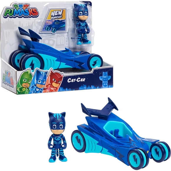 PJ Masks Catboy CatCar Vehaculo Juguete con Figura 3 Just Play