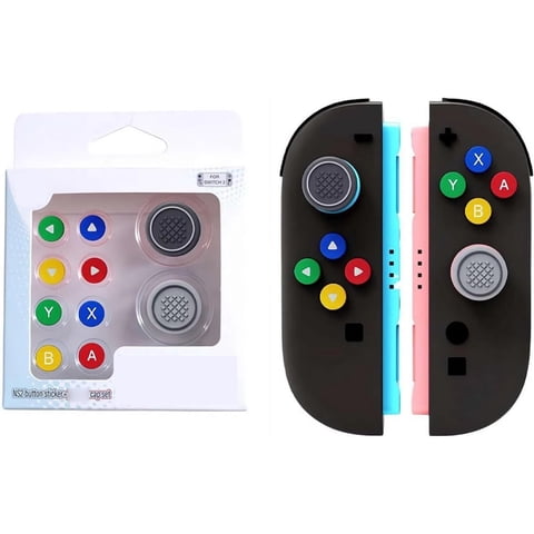 Tapas De Botón Aaronmei Silicona Para Switch 2 Multicolor