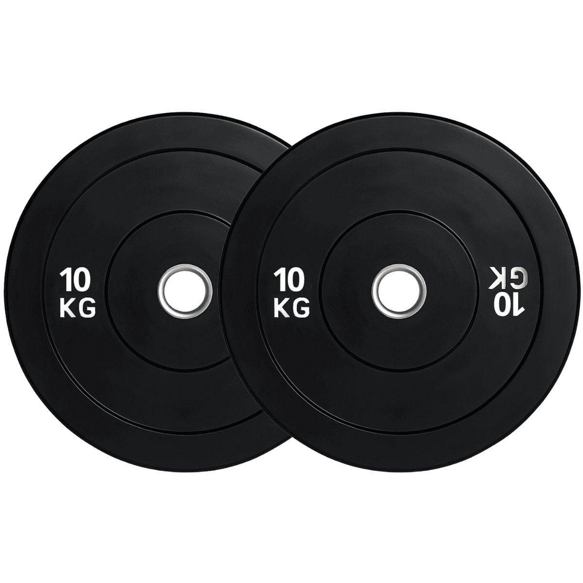 Linea Sport - Par De Discos Bumper Olímpico 10 Kg C/u Total 20 Kg Para Crossfit