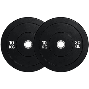 Linea Sport - Par De Discos Bumper Olímpico 10 Kg C/U Total 20 Kg Para Crossfit