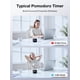 thumbnail image 2 of Temporizador Pomodoro Cubo Ticktime TK3 Silencioso con Vibración y Sonido, 2 of 9