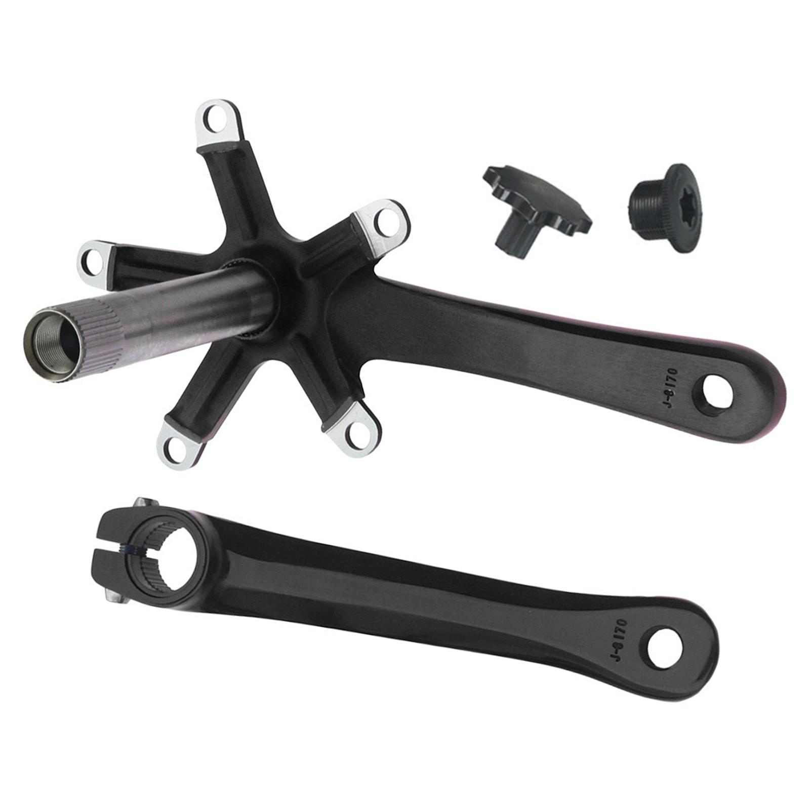 Magideal - Brazo De Manivela De Bicicleta, 130Bcd 44T Brazo De Manivela De Cadena Conjunto De Manivela Piezas De Reparación Bicicletas De Carretera De Montaña Manivela De 152 Mm