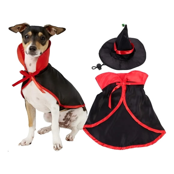 Disfraz de Brujo Gatos y Perros Pequeños Talla M Halloween