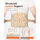 thumbnail image 5 of Almohadilla térmica inalámbrica IKEEPFIT para masaje y alivio del dolor lumbar, 5 of 9