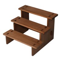Magideal - Estante De Exhibición Vertical De Madera, Organizador De Accesorios De Escaparate, Encimera, Estante De Joyería Simple Para Figuras, Esculturas, , 3 3 Capas 20Cm