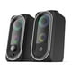 thumbnail image 1 of Parlantes Gamer RGB Para PC Negro DHE-6001, 1 of 4