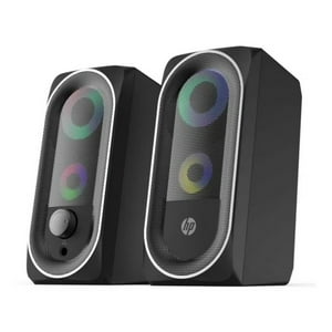 Hp - Parlantes Gamer Rgb Para Pc Negro Dhe-6001