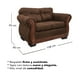 thumbnail image 3 of Sofá Con Resorte Estructural Personas Taurus Chenille Café Oscuro X, 3 of 3