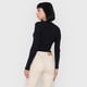 thumbnail image 2 of Tejido Mujer Manga Larga Cut Out Negro Corona, 2 of 5