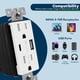 thumbnail image 2 of Salida USB TOPGREENER TU21536AC 3.6A tipo C y tipo A 15A, 2 of 8