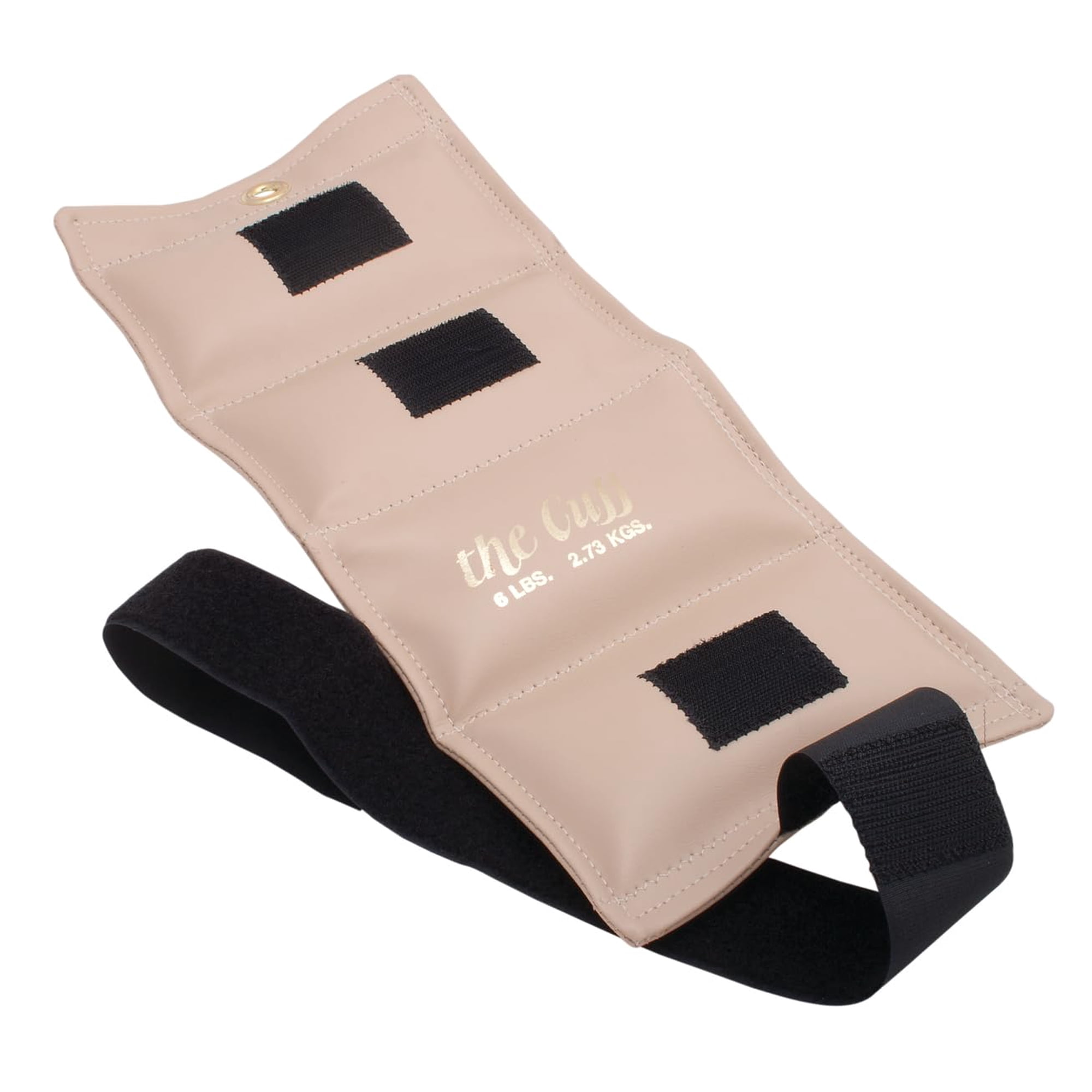 Cando - Brazalete The Cuff Original Con Pesas Para Tobillo Y Muñeca, 2,7 Kg, Color Canela