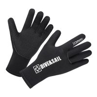 Magideal - Guantes De Neopreno Para Buceo, Guantes Impermeables De 0.118 In Para Hombres Y Mujeres, Guantes Térmicos Flexibles Antideslizantes Para Esnórquel, M