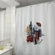 thumbnail image 4 of Cortina para Baño Estampada London Big Ben con Forro 2 Piezas, 4 of 4