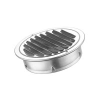 Magideal - Rejilla De Ventilación De Aire, Cubierta De Ventilación, Salida De Aire De Fácil Instalación Con Conducto De Malla De Pantalla, Extractor De Aire Para , 120Mm