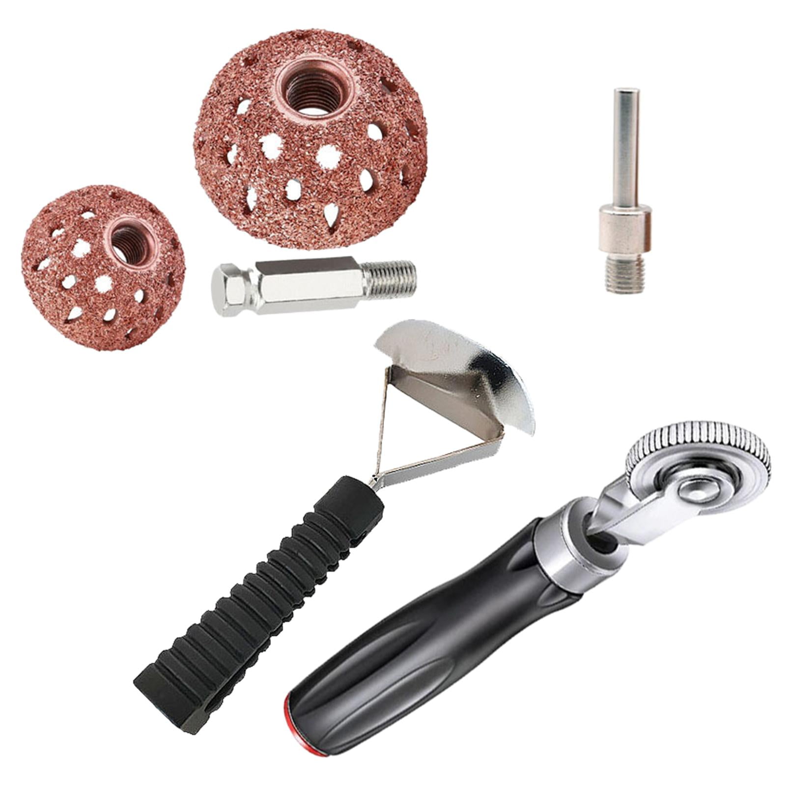 Magideal - Herramientas Profesionales Para Reparación De Neumáticos, Accesorios Y Rodillos Para Parches De Neumáticos De Bicicleta. Mango Negro