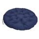 thumbnail image 2 of Cojín para silla de huevo colgante para Patio, cojín para asiento de columpio, cojín de asiento extraíble para exteriores, para porche, salón, mecedor Azul oscuro, 2 of 5