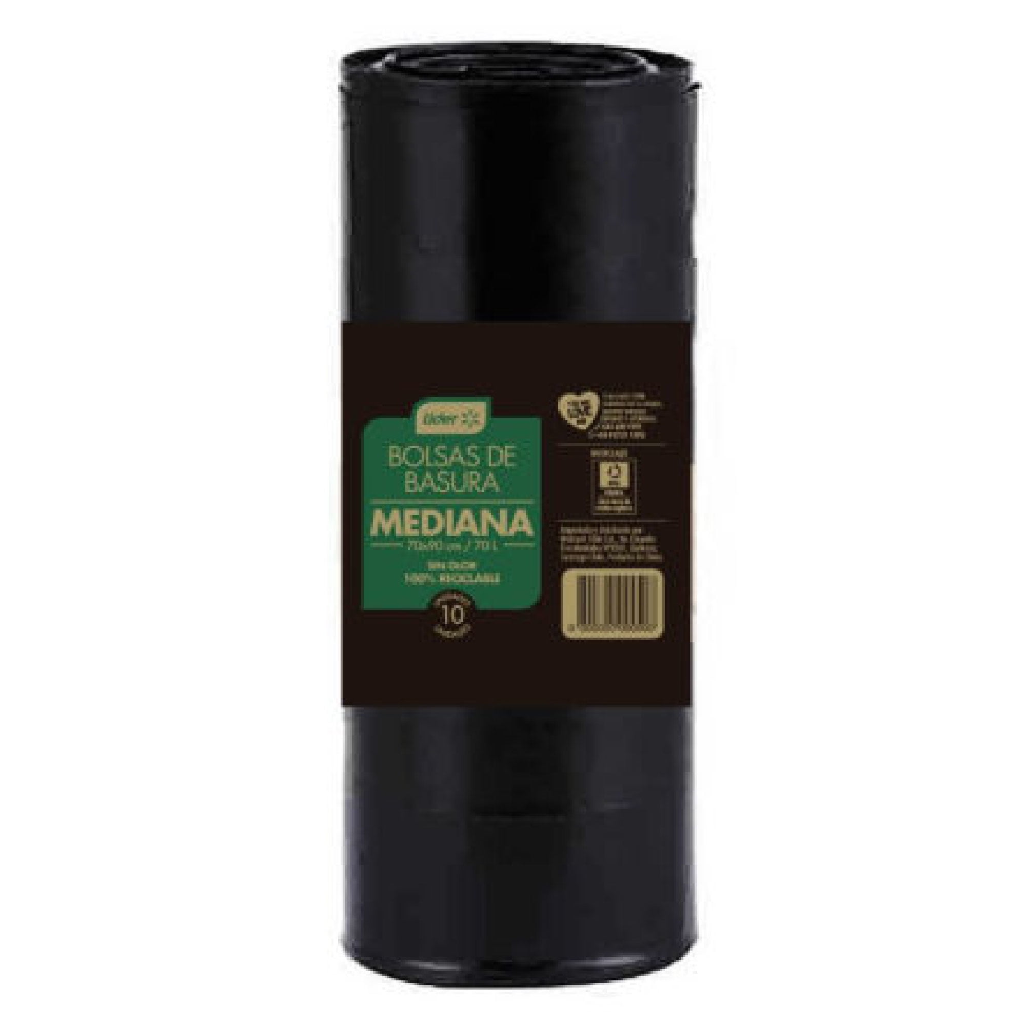 Bolsa De Basura Mediana 70x90 Cm 10 Un Lider