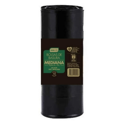 Bolsa De Basura Mediana 70X90 Cm 10 Un Lider