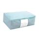 thumbnail image 3 of Contenedor De Almacenamiento De Ropa, Ropa De Cama Con Asa, Toalla, Bolsa De Almacenamiento Con Ventana Transparente, Azul XL, 3 of 5