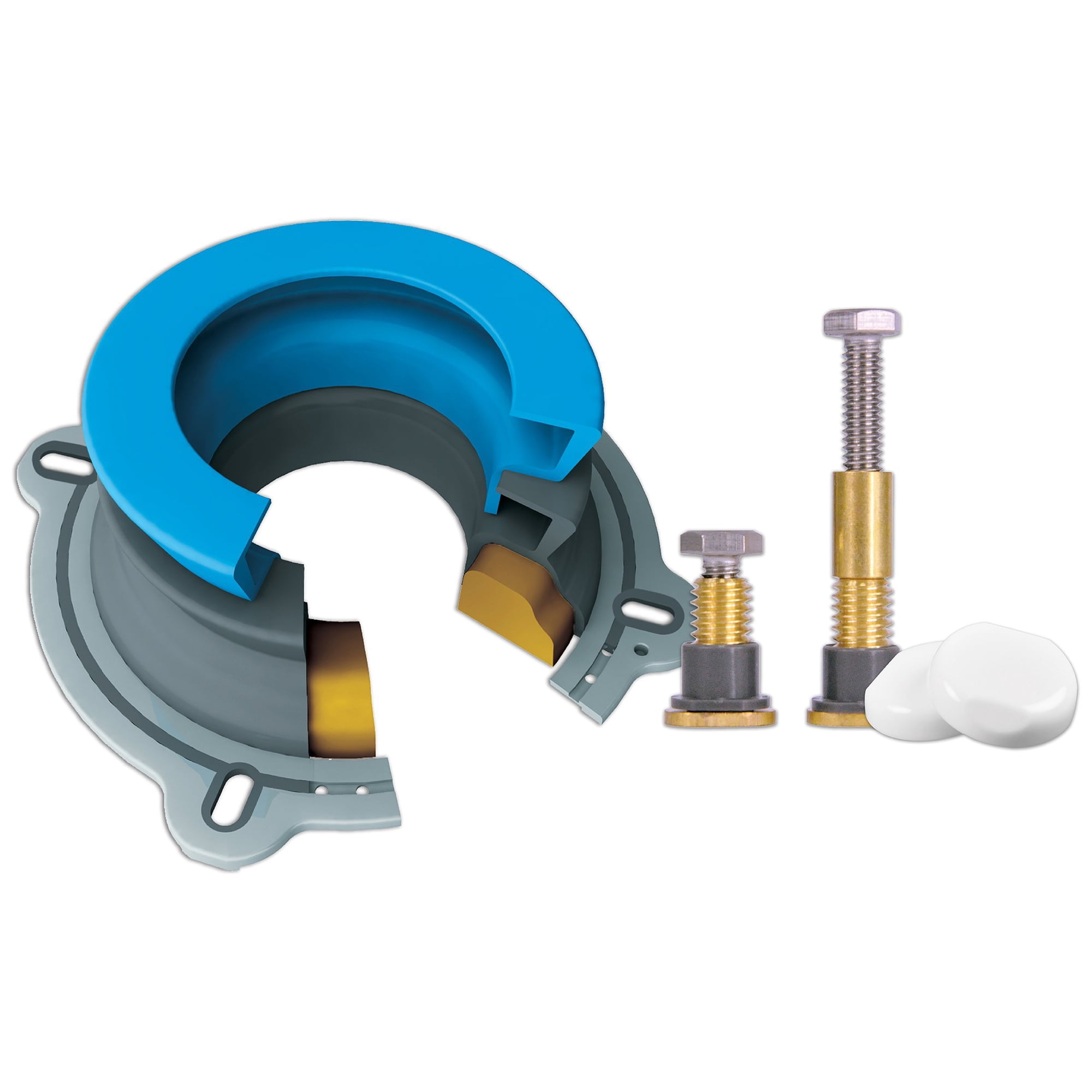 Anillo De Cera Toilet Perfect Seal Y Zero Cut Danco 10879, Paquete De 1