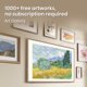 thumbnail image 4 of Hisense 55" S7 CanvasTV 4K Hi - QLED UHD Google Smart Art TV (55S7SG, 2026 Nuevo) - 144Hz, Modo Arte, Panel Antirreflejo, Dolby Vision HDR, Pantalla Hi-Matte, Marco y Soporte de Pared Ultradelgado, 4 of 15