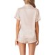thumbnail image 3 of INSPIRE CHIC Conjunto de Pijama de Satén para Mujer Regreso a Clases Manga Corta con Botones Ropa de Dormir y Conjunto de Pantalones Cortos de Loungewear Sedoso M Champán Claro, 3 of 6