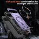 thumbnail image 4 of Para Google Pixel 9 Pro XL Funda con Soporte de Anillo en O Magnético Invisible, Funda de Teléfono a Prueba de Golpes, Morado, para Pixel 9 Pro XL, 4 of 6