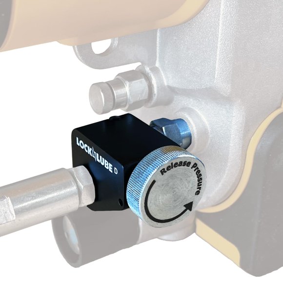 Válvula de Retorno de Presión LockNLube para pistola de grasa inalámbrica